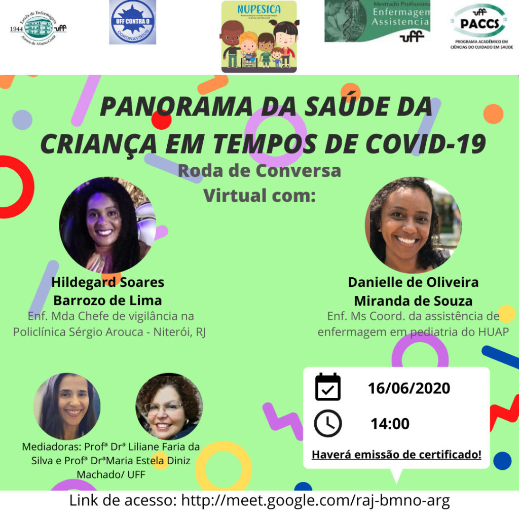 UNIFUCAMP  RODA DE CONVERSA ON-LINE: SAÚDE DURANTE A PANDEMIA